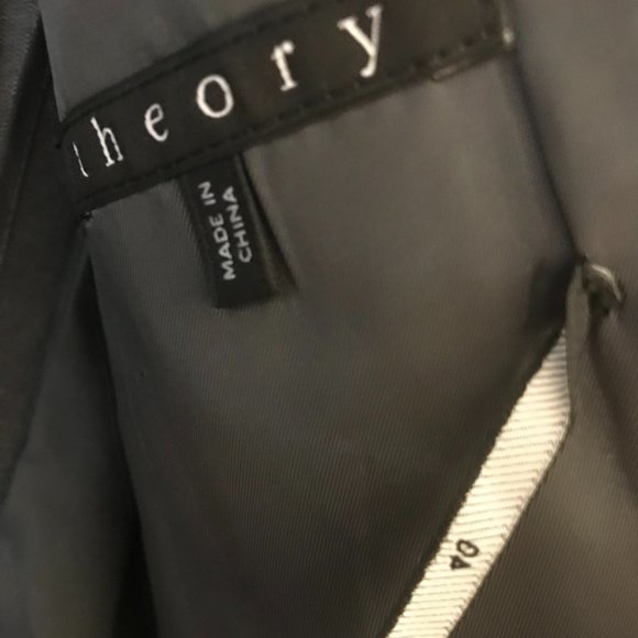 Theory Men's Wool Blazer Dark Gray Blazer, Size 40 - Picture 2 of 5